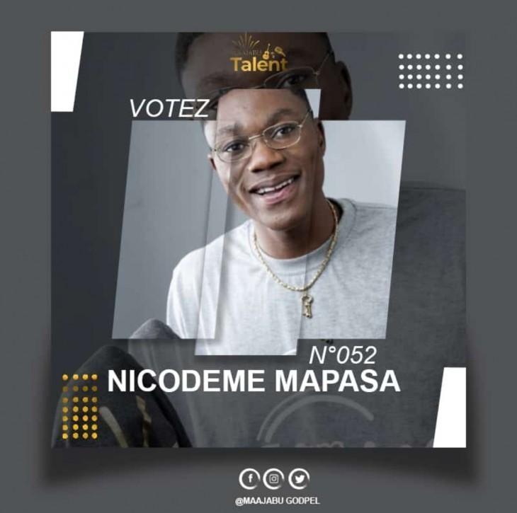 Musique : En lice dans le concours MAAJABU Talents, le rappeur Nicodème Mapasa attend vos soutiens