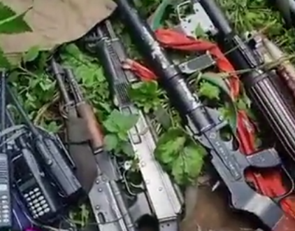 Nord-Kivu : Des armes détenues illégalement par des Nyatura saisies par les FARDC à Masisi