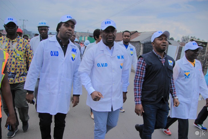 Goma: Les députés Hubert Furuguta et Patrick Munyomo ont inspecté les travaux d'asphaltage de route