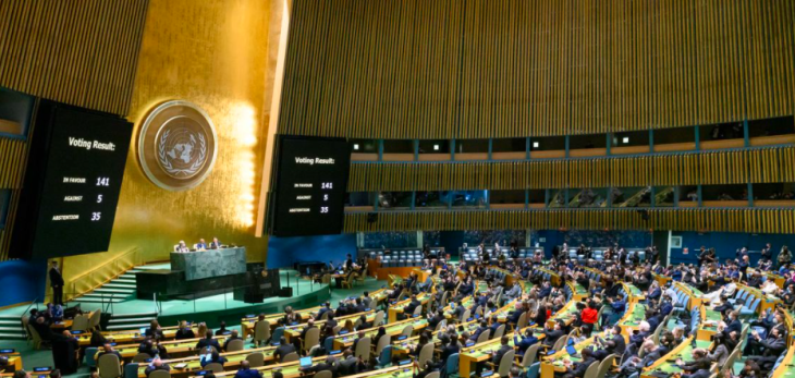 Guerre en Ukraine : La Russie suspendue du Conseil des droits de l'Homme de l'ONU