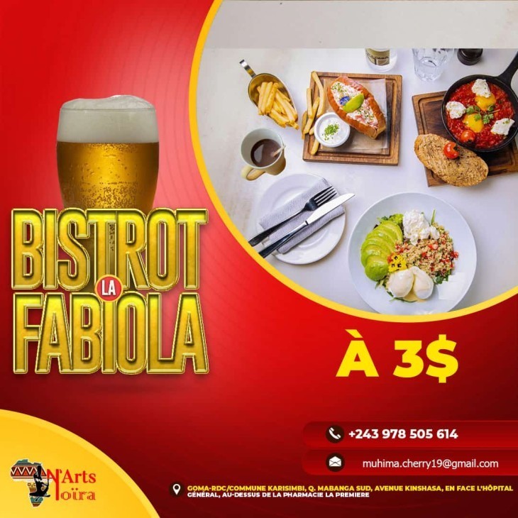Ouverture à Goma d'un bistrot unique pour les artistes