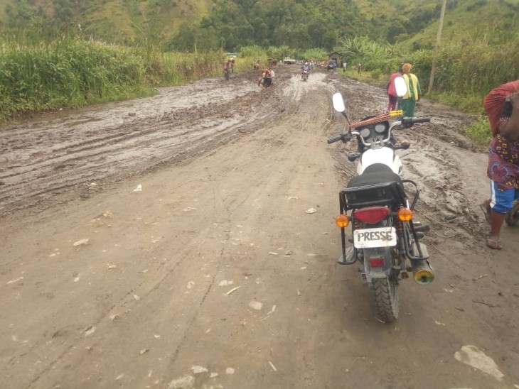Nord-Kivu : La route Sake-Minova coupée par les eaux