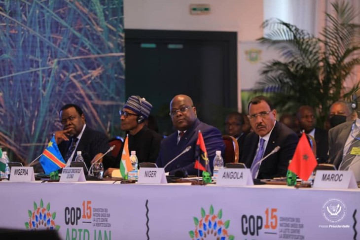 Félix Tshisekedi prend part à la COP15 sur la désertification et la sécheresse à Abidjan