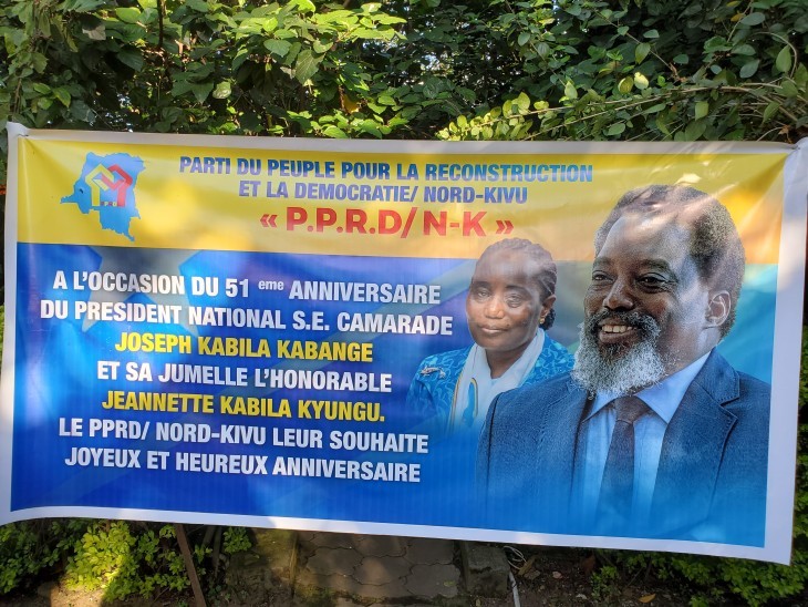 RDC : Le PPRD Nord-Kivu invite Joseph Kabila à se présenter aux élections de 2023