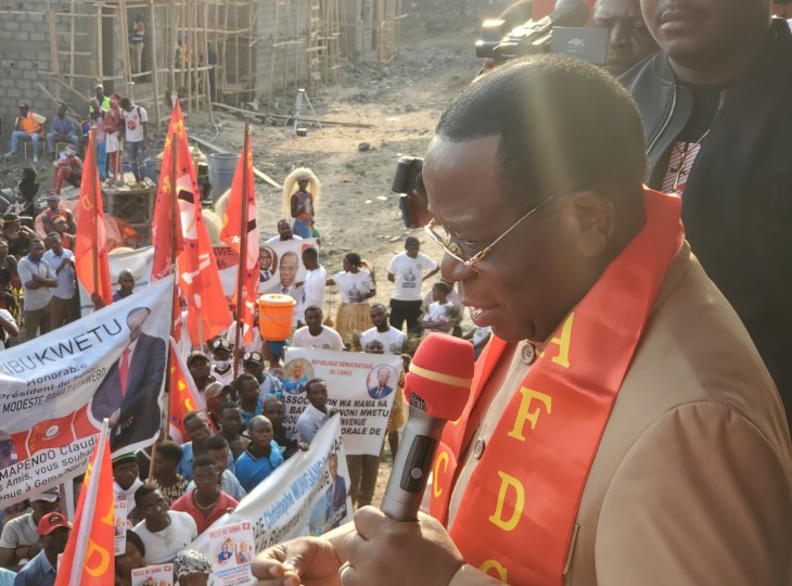 A Goma, Bahati Lukwebo réitère son soutien à Félix Tshisekedi pour la présidentielle de 2023
