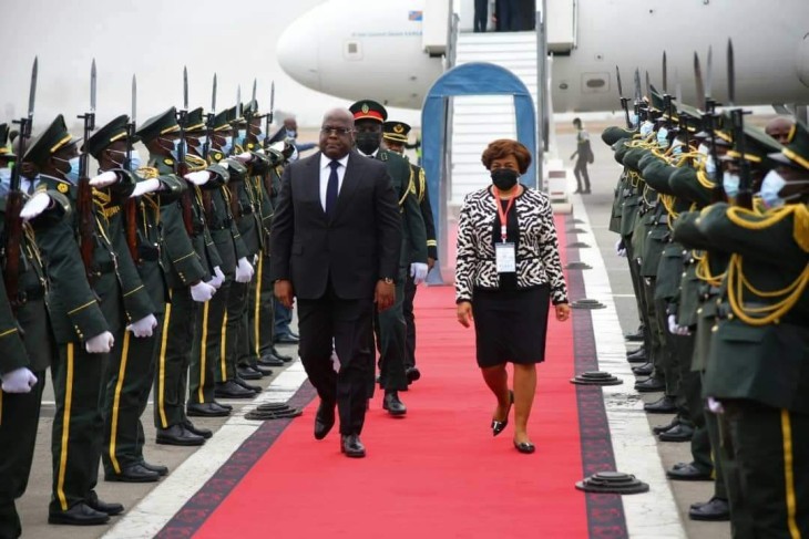 Félix Tshisekedi à Luanda pour participer aux funérailles de l'ancien président Eduardo Dos Santos