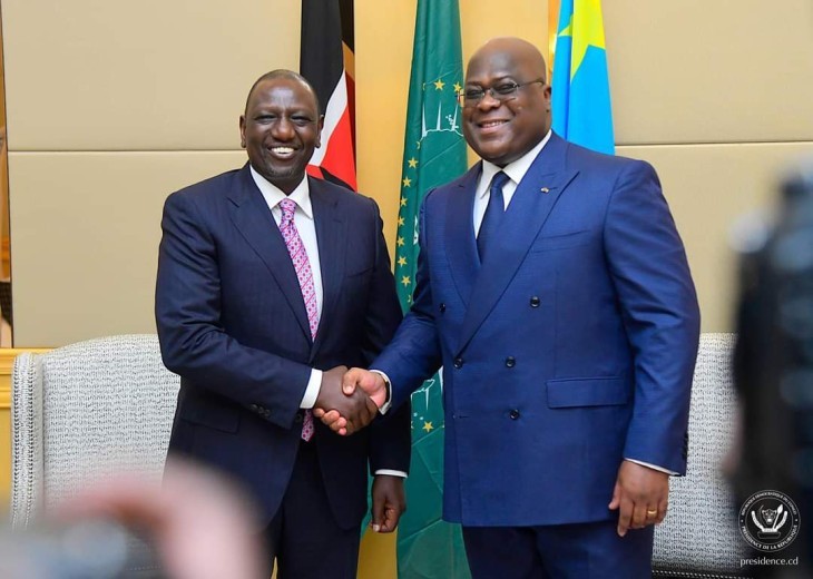 Félix Tshisekedi et William Ruto déterminés à consolider la coopération bilatérale