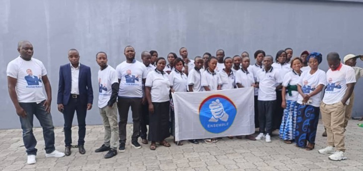 Goma : Me Sylvain Mwira amène une centaine de ses ouailles dans Ensemble pour la République