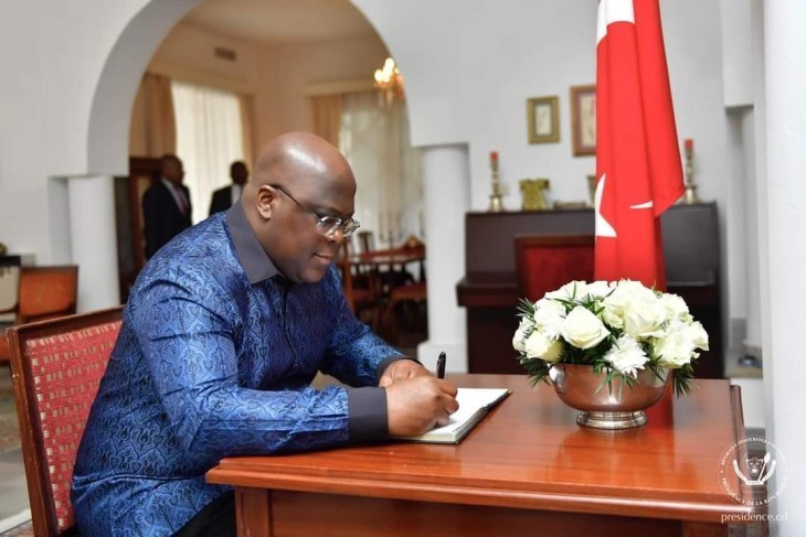 Catastrophe naturelle meurtrière en Turquie: Affecté, Tshisekedi a signé un message des condoléances