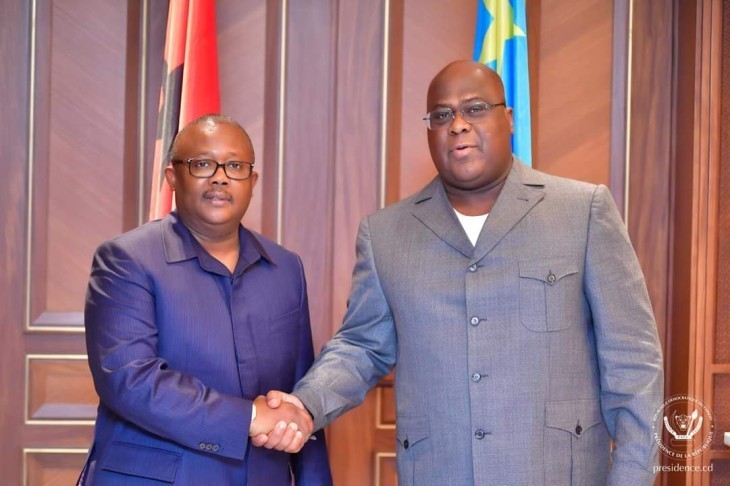 Tensions RDC-Rwanda : Tête-à-tête à Kinshasa entre Félix Tshisekedi et Umaro Sissoco Embalo