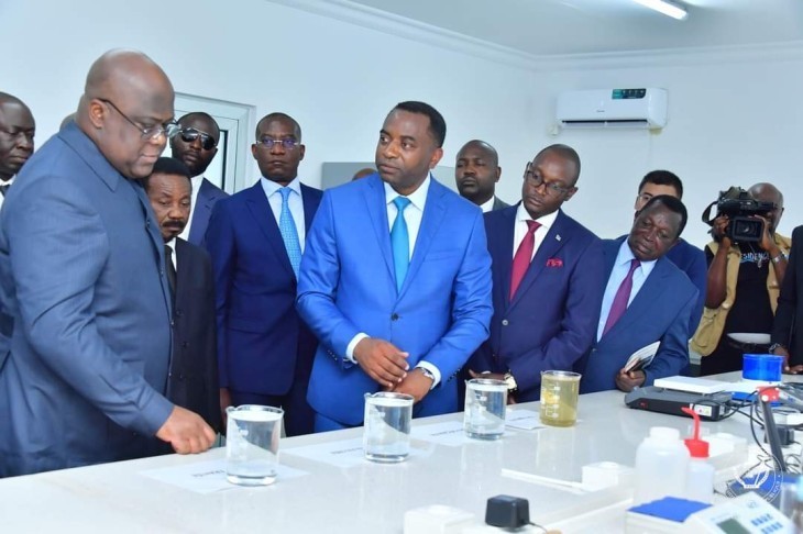 Kinshasa : Mise en service du premier module de l'usine de la Régie de distribution d'eau (REGIDESO)