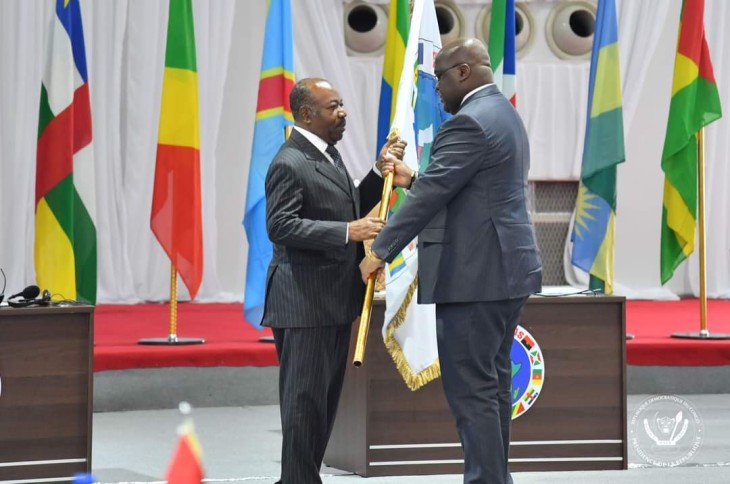 Session ordinaire de CEEAC : Félix Tshisekedi a passé la main à son homologue gabonais Ali Bongo