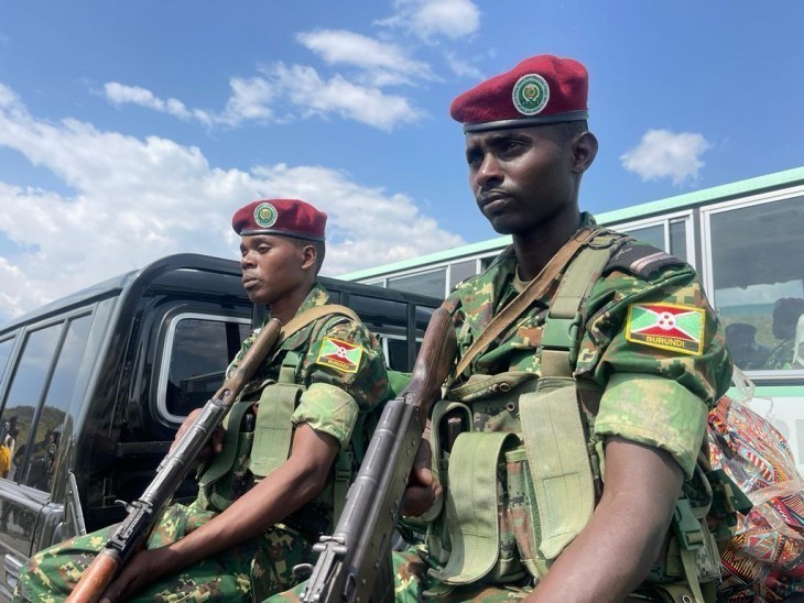 Déploiement de la force régionale de l'EAC : Arrivée à Goma de 30 militaires du contingent burundais