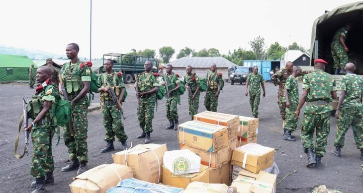 Guerre contre le M23 : Arrivées il y a peu, les troupes burundaises se déploient à Sake