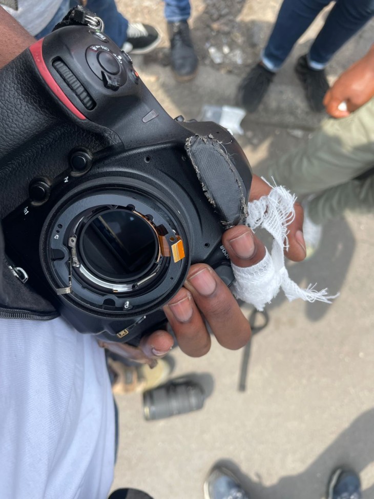 Beni : des journalistes brutalisés par la police dans une manifestation à Kasindi