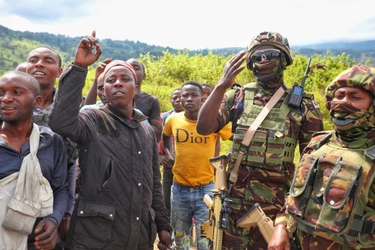 Au Nord-Kivu, le contingent Kenyan de la force de l'EAC s'investit dans les travaux communautaires