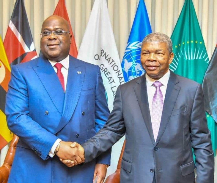 Félix Tshisekedi en séjour à Luanda pour un sommet extraordinaire de la CIRGL