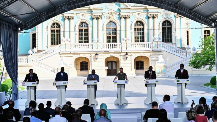 Guerre en Ukraine : Après Kiev, la délégation Africaine entame l'étape de la Russie