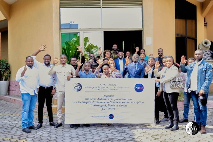 A Goma, l'ONG AJDDH a orgaisé une formation sur la documentation des cas de corruption en RDC