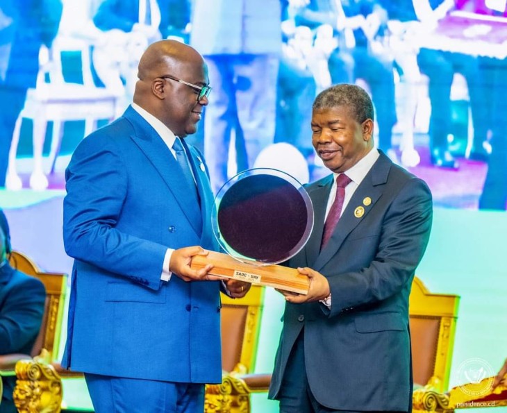 Afrique : Le congolais Félix Tshisekedi passe la présidence de la SADC à l'angolais João Lourenço