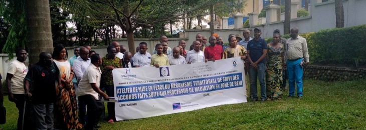 Médiation des conflits à Beni : clôture à Kasindi d'un atelier sur le suivi des accords de paix