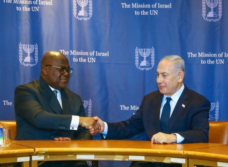 A New-York, rencontre entre Félix Tshisekedi et Benjamin Netanyahu