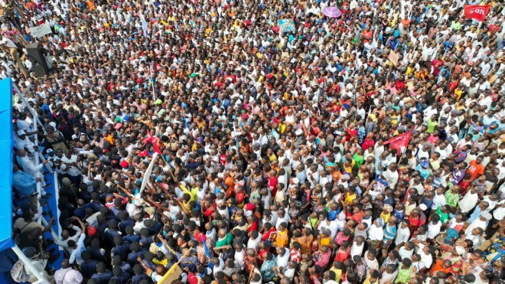 RDC : Après son ralliement à Moise Katumbi, Delly Sesanga l’a rejoint à Gbadolite pour la campagne