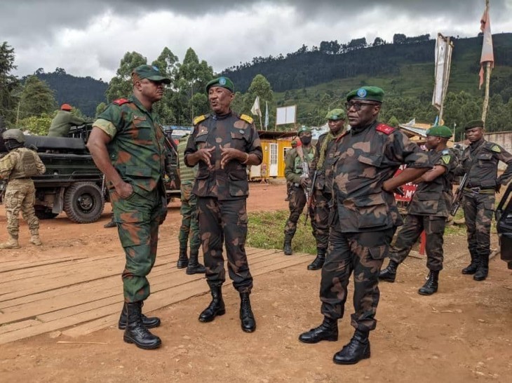 Nord-Kivu : Visite d’inspection du Général Shicko Tshitambwe dans les territoires de Beni et Lubero
