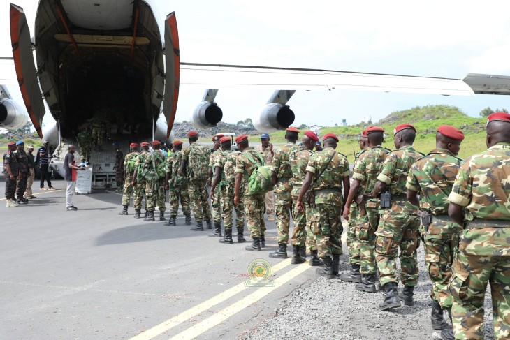 Retrait de la force de l’EAC : A leur tour, plus de 900 militaires burundais quittent la RDC