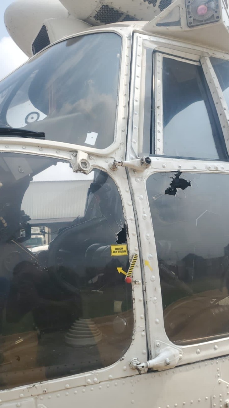 RDC : La MONUSCO dénonce une attaque contre un de ses hélicoptères ayant blessé deux casques bleus