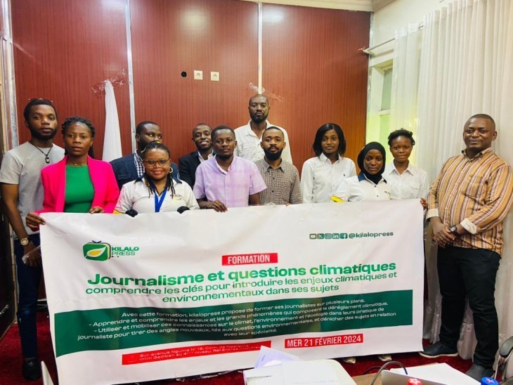 Kinshasa : les journalistes de kilalopress outillés sur des questions climatiques et environnemental