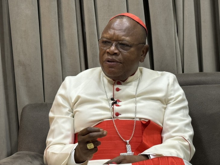 Kinshasa: Le cardinal Ambongo empêché d’accéder au salon VIP de l’aéroport de Ndjili, Lamuka dénonce
