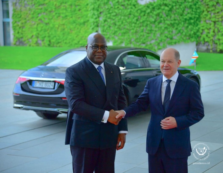 En visite de travail en Allemagne, Félix Tshisekedi appelle aux sanctions contre le Rwanda