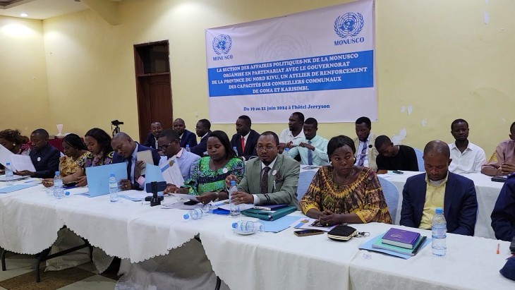 Goma: Clôture d'une formation des conseillers communaux, organisée par la MONUSCO et le gouvernorat