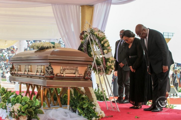 RDC : Le couple Présidentiel a rendu un dernier hommage au Pasteur Léonard Baruti