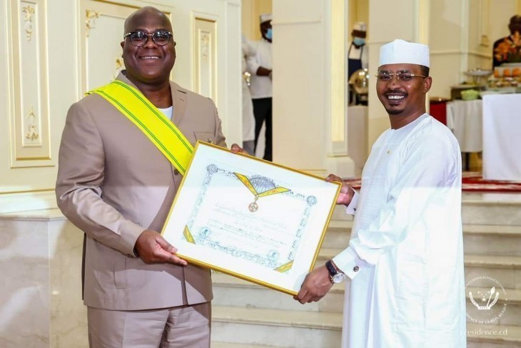 En visite d’état au Tchad, Félix Tsisekedi honoré pour sa mission de facilitateur de la transition