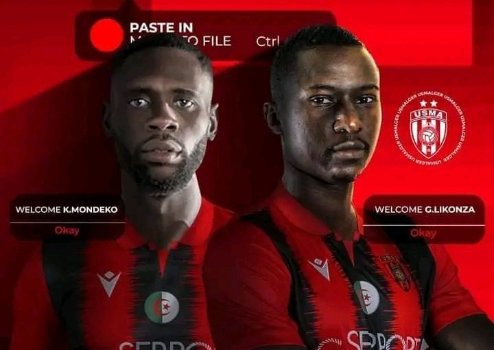 Mercato : Kevin Mondeko et Glody Likonza, anciens de Mazembe, signent à l'USM Alger (Officiel)