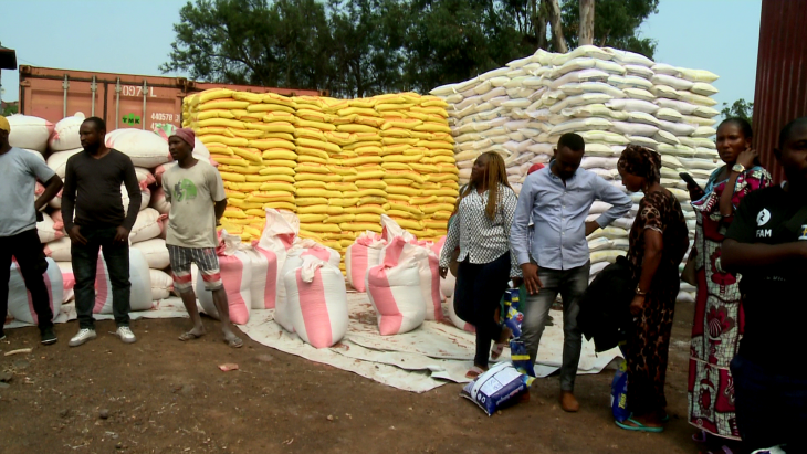 A Goma, remise de l’assistance du Gouvernement central aux déplacés de guerre