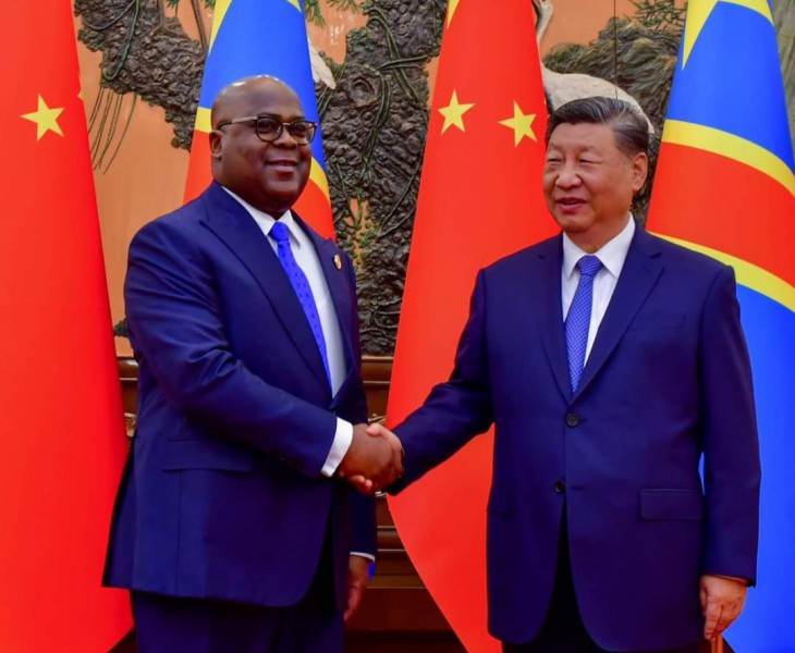 A Pékin, Félix Tshisekedi réaffirme sa vomlonté d’étendre la coopération entre la RDC et la Chine