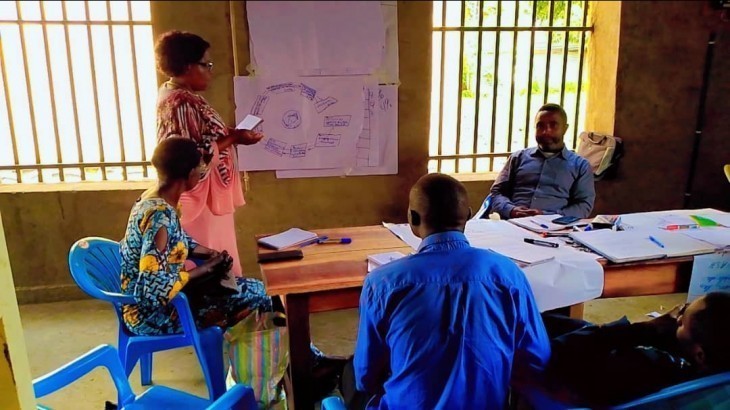 A Beni, des membres d’une Organisation environnementale locale capacités sur la thématique WASH