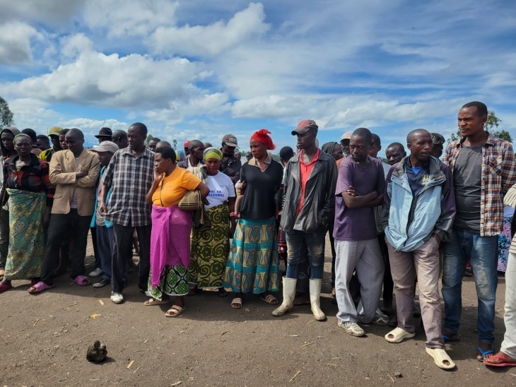 Goma : Sans assistance aucune, des déplacés de guerre ont manifesté pour exiger de rentrer chez eux