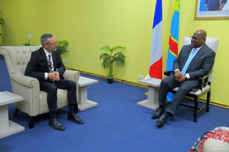 RDC : 4 nouveaux ambassadeurs ont présenté leurs lettres de créance au Président Félix Tshisekedi