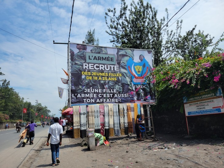 RDC : Face à la guerre contre le M23 au Nord-Kivu, les FARDC lancent un nouveau recrutement