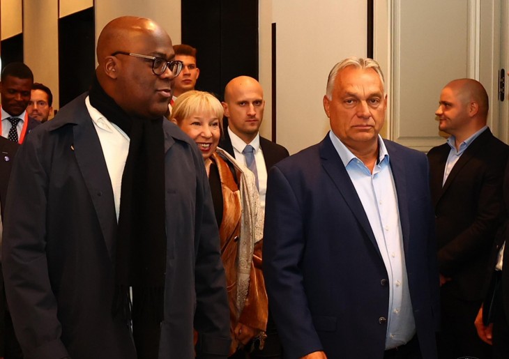 Le président Félix Tshisekedi est arrivé à Budapest pour une visite d’état en Hongrie