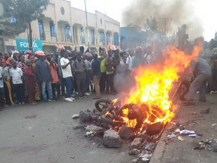 Goma : 3 présumés voleurs brûlés vifs par la population au quartier Majengo