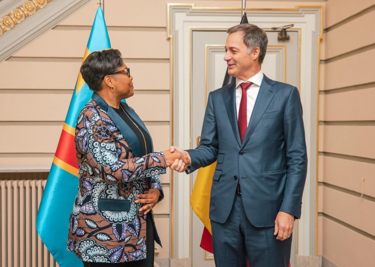 En séjour à Bruxelles, Judith Suminwa échangé avec son homologue belge Alexander De Croo