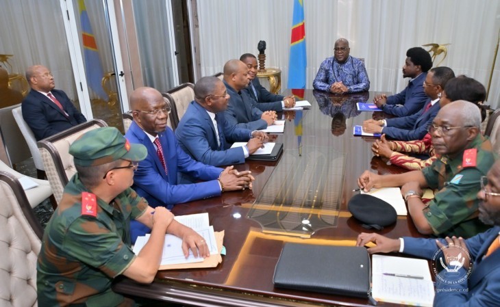 RDC : Le Président Félix Tshisekedi s’est entretenu avec les animateurs du secteur judiciaire