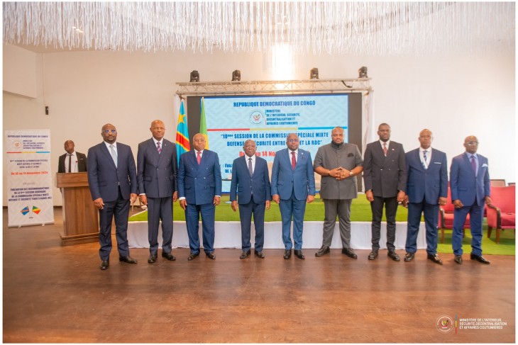 Début à Kinshasa de la 10è session de la commission mixte défense et sécurité RDC - Congo-Brazza