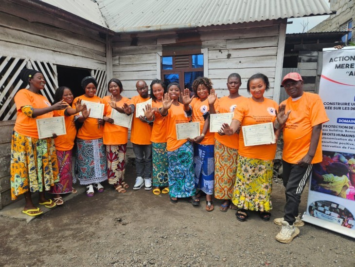 Nord-Kivu : Formées en coupe et couture par l’ASBL APME, des femmes de Nyiragongo ont été brevetées