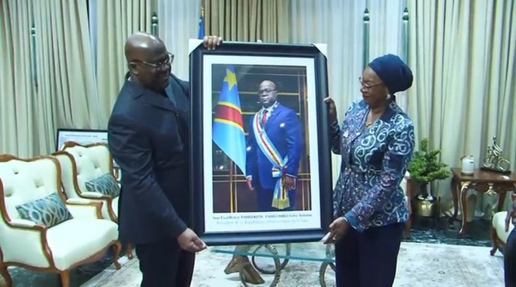 RDC : Le président Felix Tshisekedi dévoile son nouveau portrait officiel
